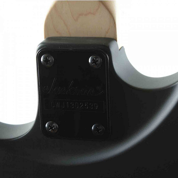 JACKSON JS22 DINKY электрогитара, цвет черный, корпус липа