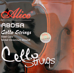 Alice A805A - Комплект струн для виолончели, никель