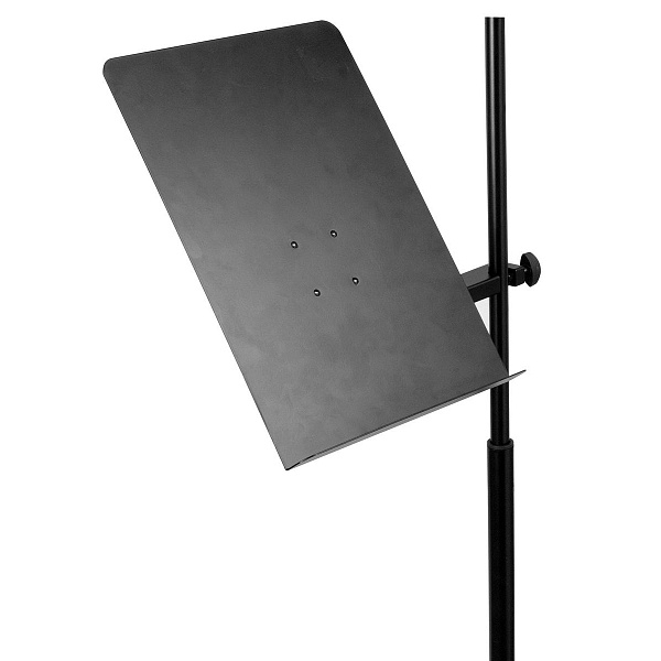 OnStage MSA7011 - подставка-пюпитр, крепится к микрофонной стойке, цвет черный