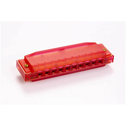 HOHNER Translucent Red (M1110R) - губная гармоника детская, тональность C, цвет прозрачный красный