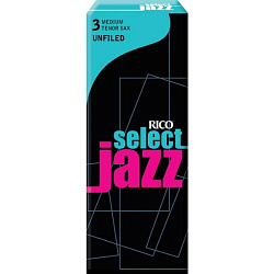 Rico RRS05TSX3M Select Jazz Трость для саксофона тенор, размер 3.0, средние (Medium).