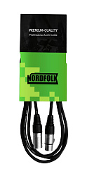 NordFolk NMC9/2M - кабель микрофонный XLR(F) <-> XLR(M)