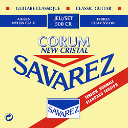 Savarez 500CR Corum New Cristal Red standard  - Струны для классической гитары нормального натяжения