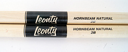 Leonty L2B Hornbeam Natural 2В Барабанные палочки, граб, деревянный наконечник.