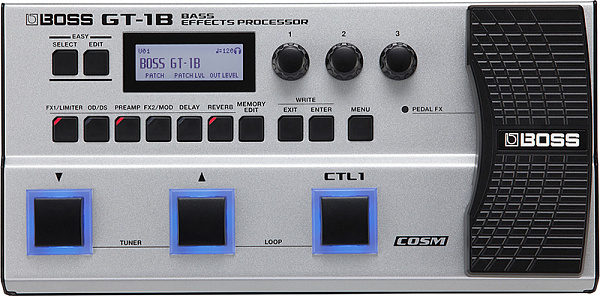 BOSS GT-1B – процессор эффектов для бас-гитары