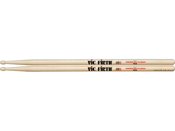 VIC FIRTH X5A - барабанные палочки, тип Extreme 5A с деревянным наконечником