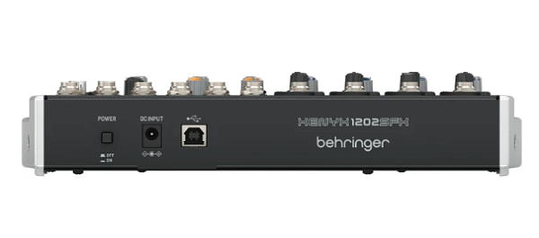 Behringer XENYX 1202SFX - микшер, 12 каналов, 4 микрофонных предусилителя, USB, FX процессор