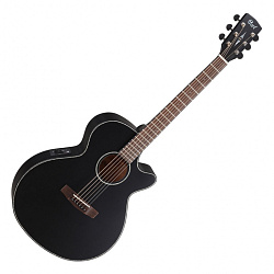 Cort SFX-E BKS Электроакустическая гитара, цвет черный.