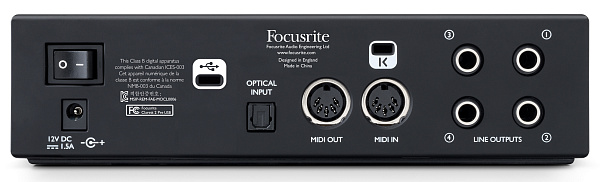 FOCUSRITE CLARETT 2PRE USB интерфейс, 10 входов/4 выхода