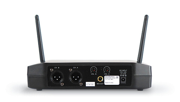 AuraSonics DUET 20S1 двойная радиосистема с ручными передатчиками,фиксированные частоты A-663,5 МГц