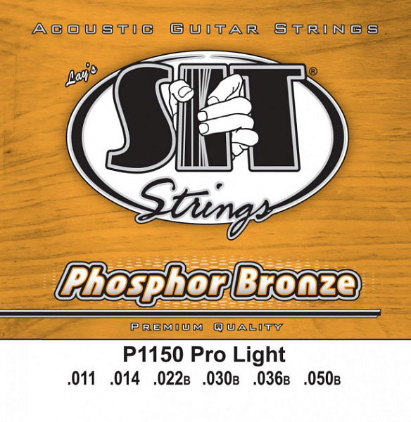 SIT P1150,Phosphor Bronze Pro Light 80/20,11-50 Струны для акустической гитары
