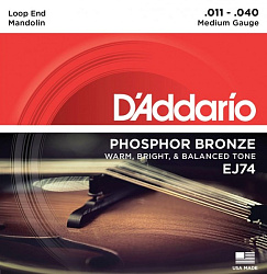 D'ADDARIO EJ74 Комплект струн для мандолины 