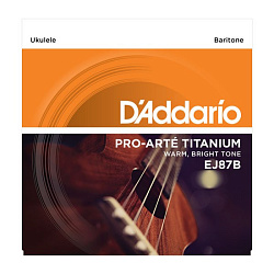 D'ADDARIO EJ87B Titanium струны для укулеле баритон