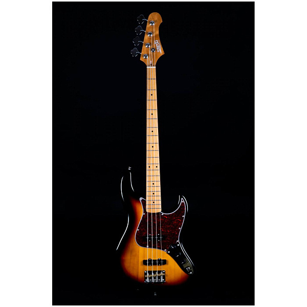 JET JJB-300-SB - Бас-гитара Jazz Bass, цвет санберст