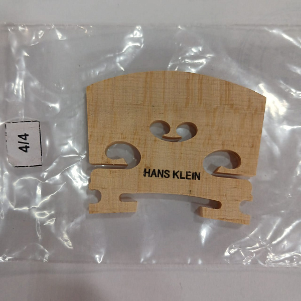 Подставка для струн скрипки HANS KLEIN 4/4- фигурная, материал-клен