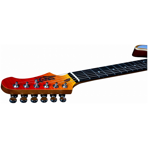 JET JS-600 TRS - Электрогитара, Stratocaster, прозрачный красный